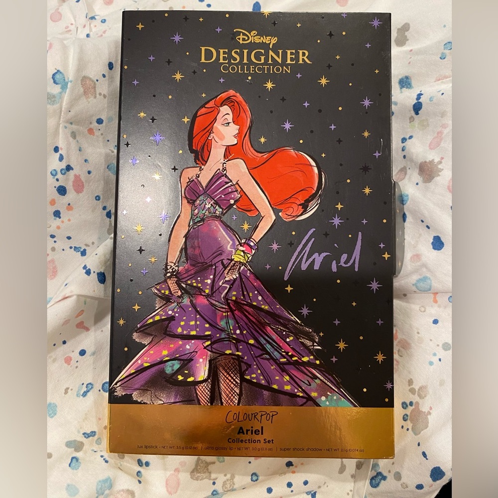 Colourpop designer Disney ariel set